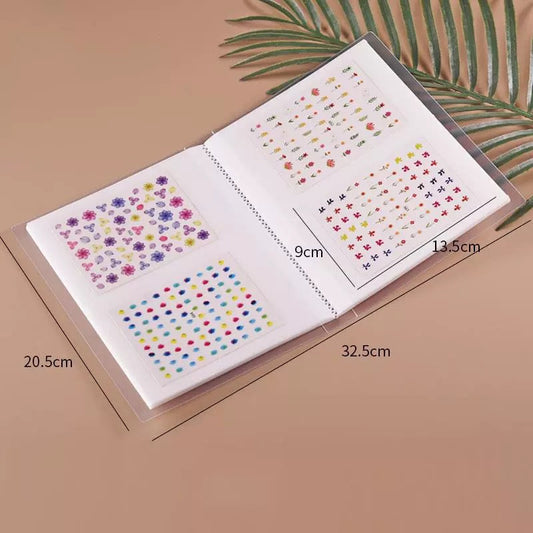 Nail Sticker Storage Book Collecting Equipment 80 slots Premier Nail Supply