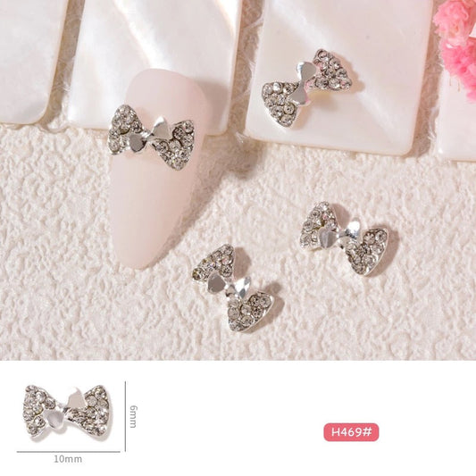 Nail Charm Bow Rhinestone H469 Premier Nail Supply