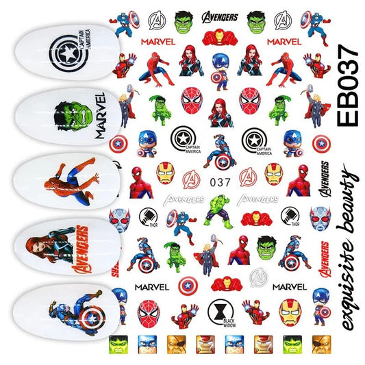 Nail Sticker Marvel Avengers 037 Premier Nail Supply