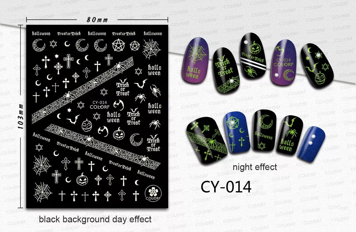 Nail Sticker Colorful Luxury 3D jewels Design -DP413 Premier Nail Supply