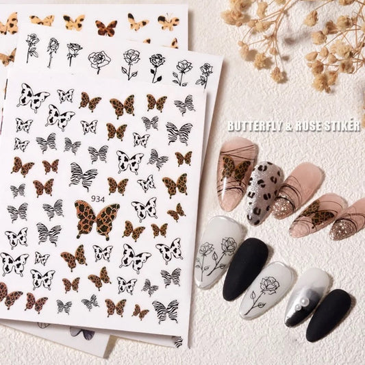Nail Sticker Butterfly 934 Premier Nail Supply