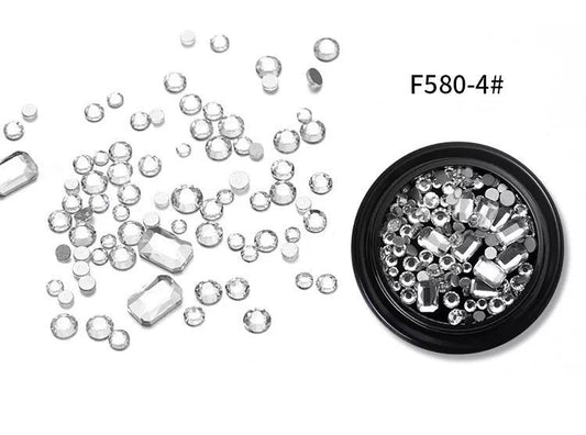 Triangle  Rhinestones Mix - F580-4 Premier Nail Supply