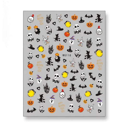 Nail Sticker Halloween Trick or Treat Premier Nail Supply