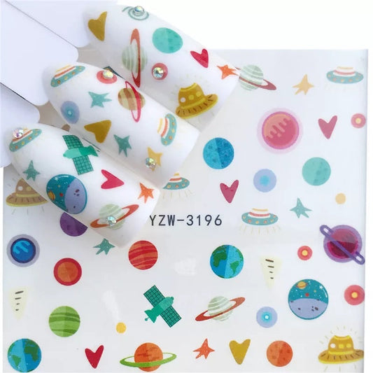 Nail Sticker Colorful Luxury 3D jewels Design -DP413 Premier Nail Supply
