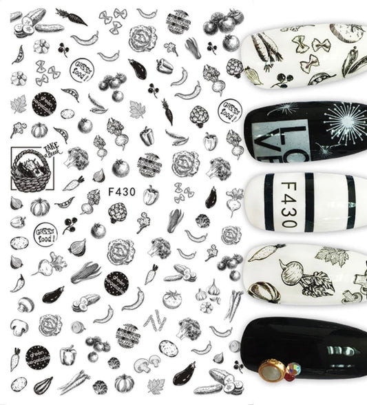 Nail Sticker Fruit - F430 Premier Nail Supply