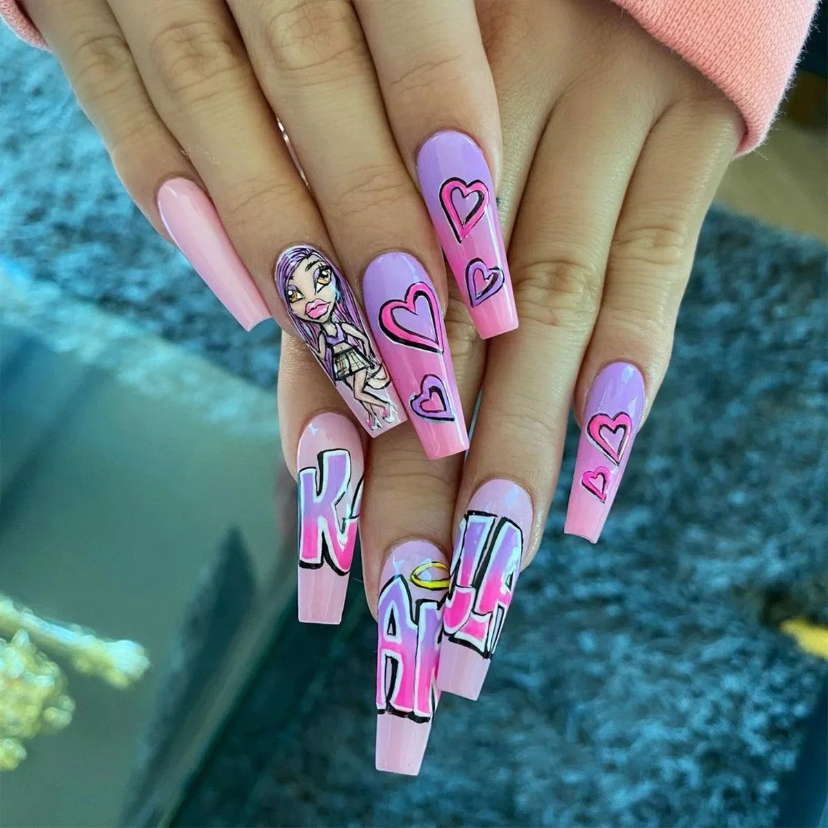 Nail Sticker Kara Love ST109 Premier Nail Supply