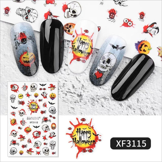 Nail Sticker Halloween Party XF3115 Premier Nail Supply