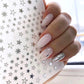 Nail Sticker Star Silver Premier Nail Supply