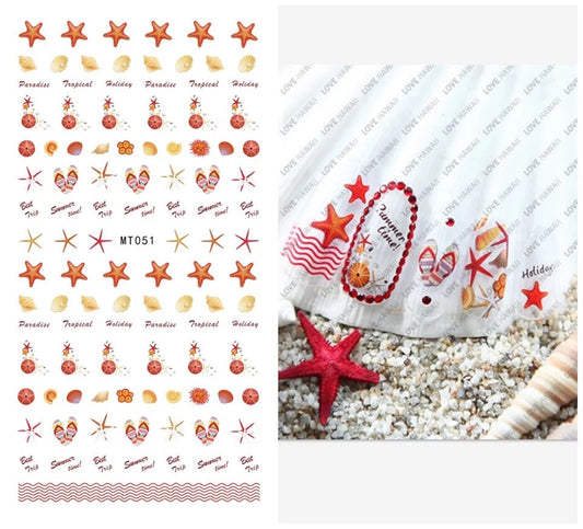 Nail Sticker Starfish - MT051 Premier Nail Supply