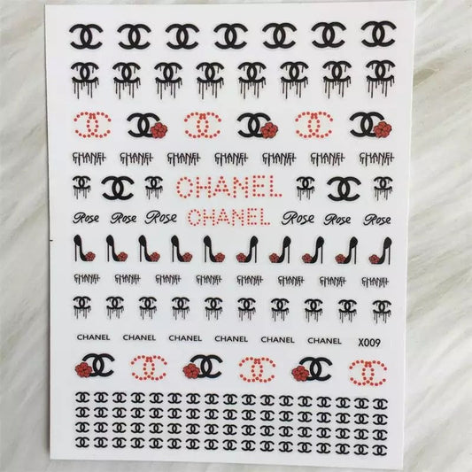 Nail Sticker Rose High Heel 142 Premier Nail Supply