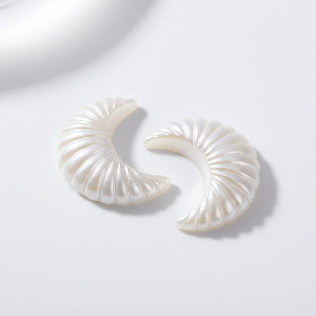 Nail Charm 3D Half Mood Seashell 2pcs/bag Beyond Beauty Page