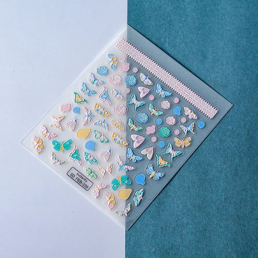 Nail Sticker 5D Butterfly Premier Nail Supply
