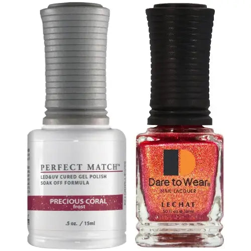 Lechat Perfect Match Gel Nail Polish - Precious Coral 0.5 oz - #PMS124 LeChat