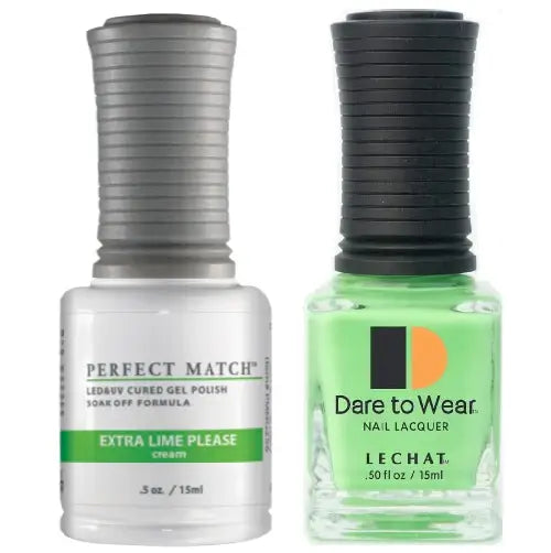 Lechat Perfect Match Gel Nail Polish - Extra Lime Please 0.5 oz - #PMS256 LeChat