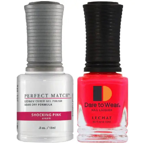 Lechat Perfect Match Gel Nail Polish - Shocking Pink 0.5 oz - #PMS045 LeChat