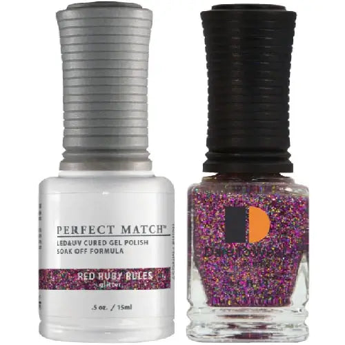 Lechat Perfect Match Gel Nail Polish - Red Ruby Rules 0.5 oz - #PMS57 LeChat