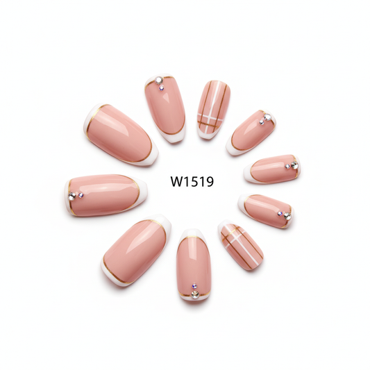 Press on Nail Design W1519 Beyond Beauty Page