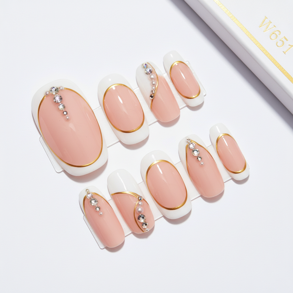 Press on Nail Design W651 Beyond Beauty Page