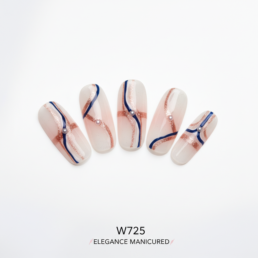 Press on Nail Design W725 Beyond Beauty Page