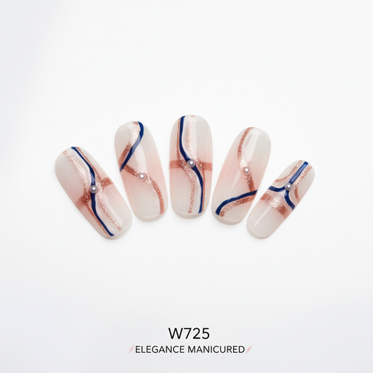 Press on Nail Design W725 Beyond Beauty Page