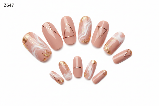 Press on Nail Design Z647 Beyond Beauty Page