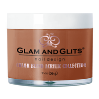 Glam & Glits Acrylic Powder Color Blend (Cream)  Hot Fudge 2 oz - BL3081 Glam & Glits