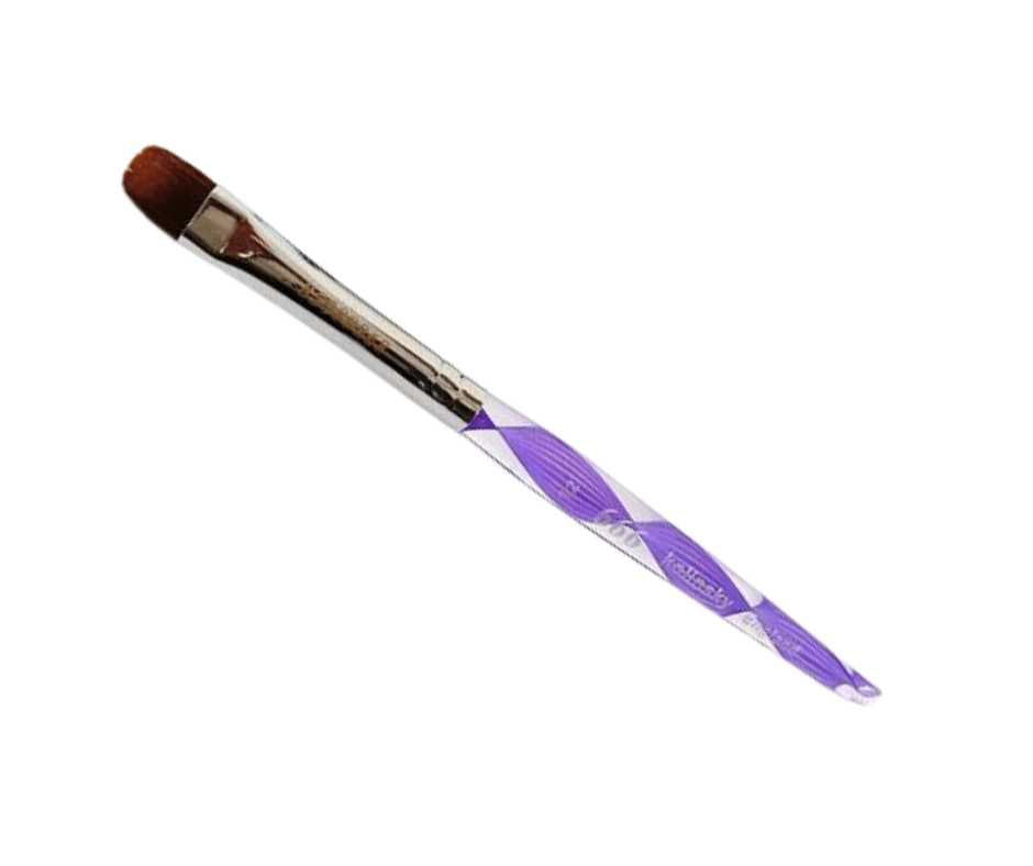 666 French Brush Purple Spiral Size 16 Kolinsky