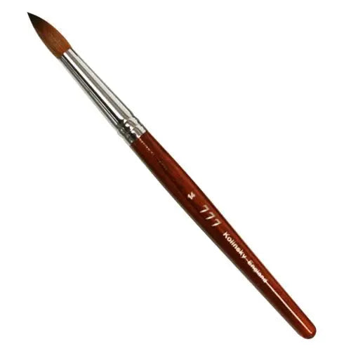 777 Kolinsky - Acrylic Nail Brush Red Wood Size 14 Kolinsky