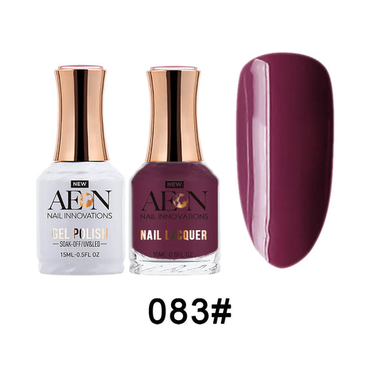 Aeon Gel polish Duo - Black Cherry 0.5 oz - #83 Aeon