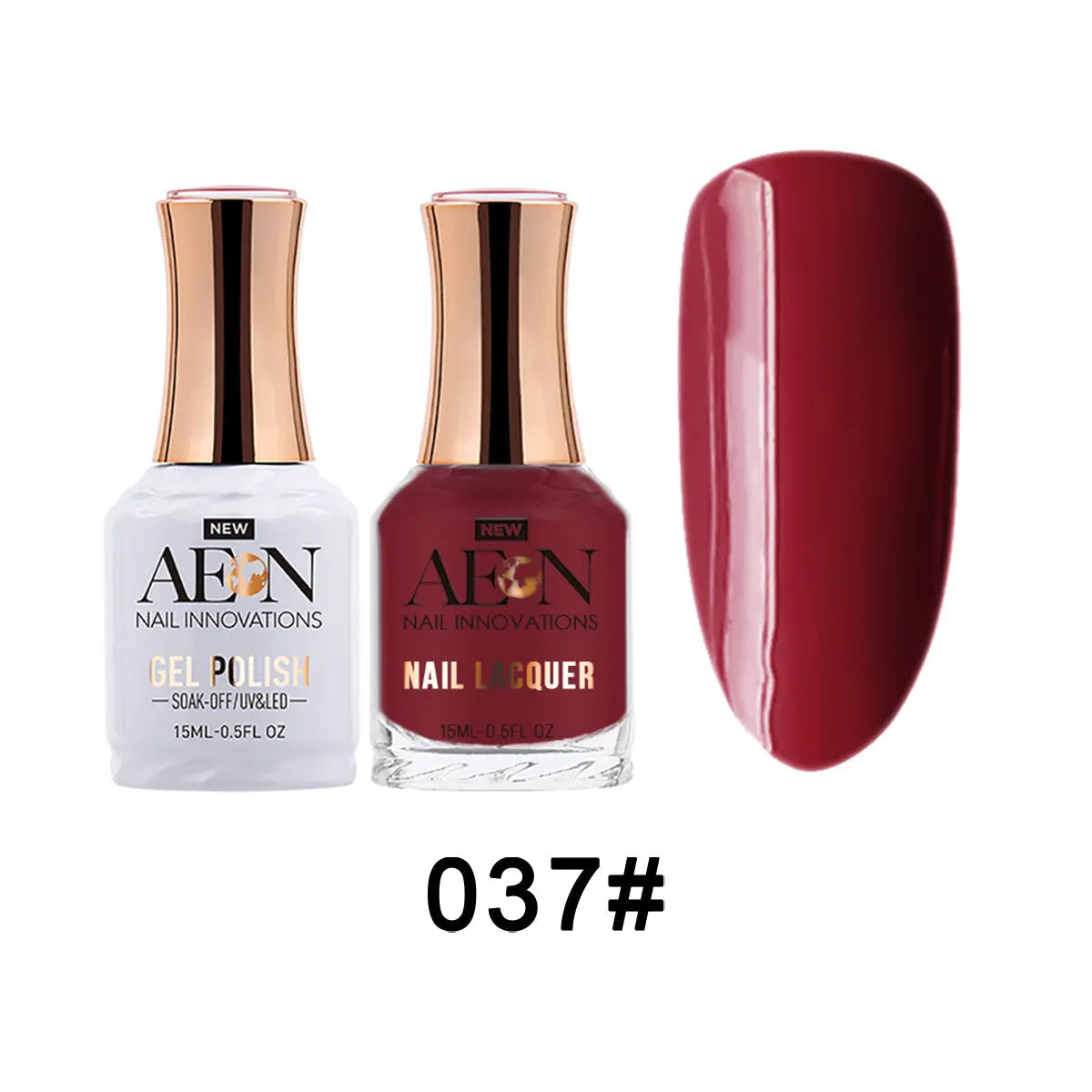 Aeon Gel polish Duo - Crimson 0.5 oz - #37 Aeon