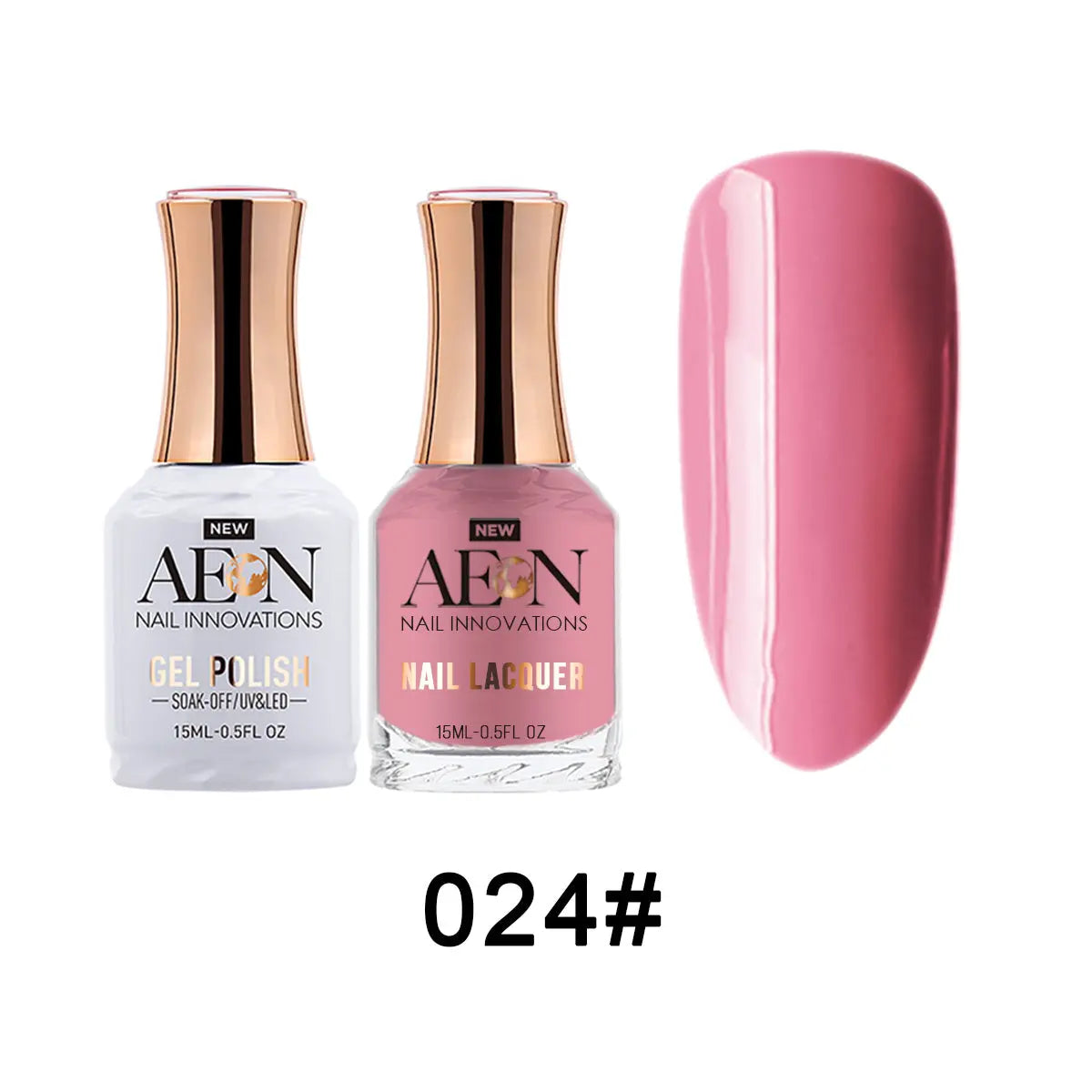 Aeon Gel polish Duo - In Carnation 0.5 oz - #24 Aeon