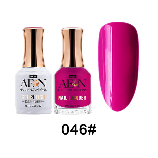 Aeon Gel polish Duo - Lipstick Red 0.5 oz - #46A Aeon