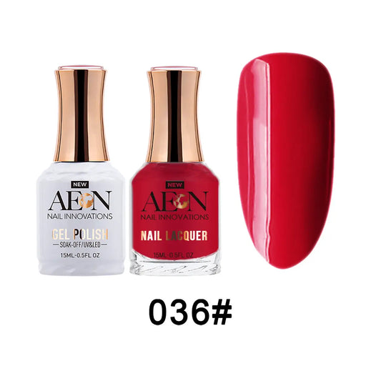 Aeon Gel polish Duo - Red Dress 0.5 oz - #36 Aeon