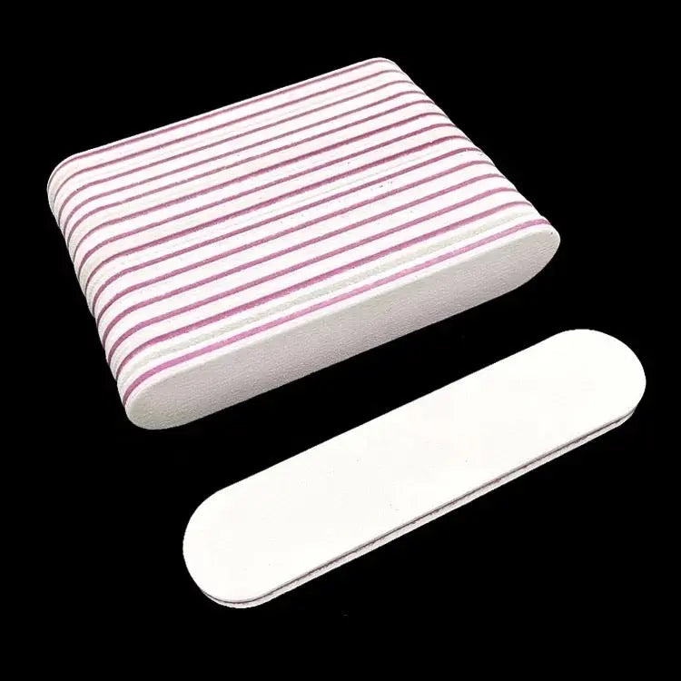 B20 - Nail File Round White Mini Disposal 80/100 ( 50 pcs/pk) Beyond Beauty Page