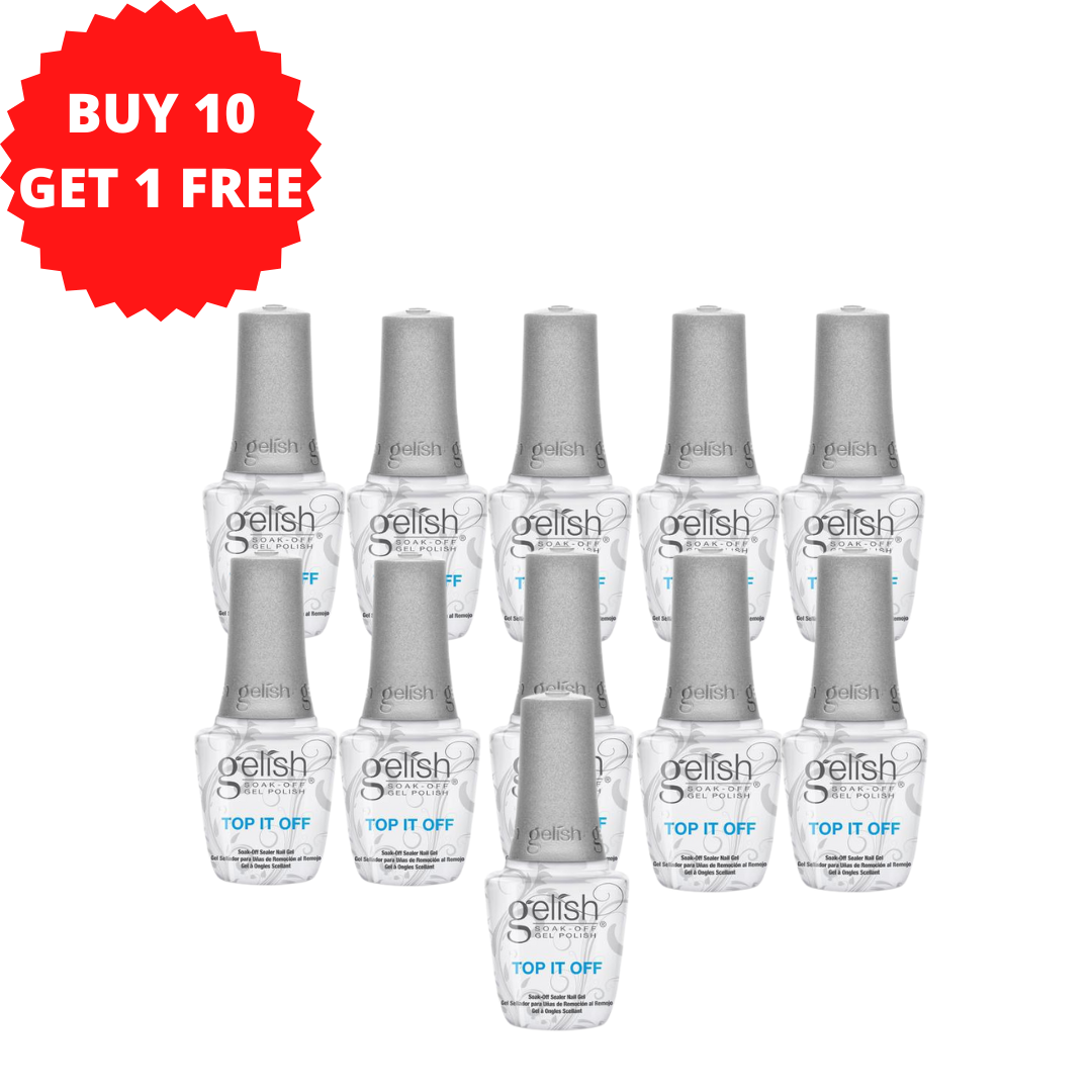 Gelish Soak Off Top It Off 0.5 oz - #1310003 BUY 10 GET 1 FREE Gelish