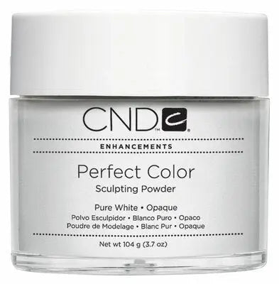 CND Acrylic Powder - Perfect Color Pure White Opaque CND