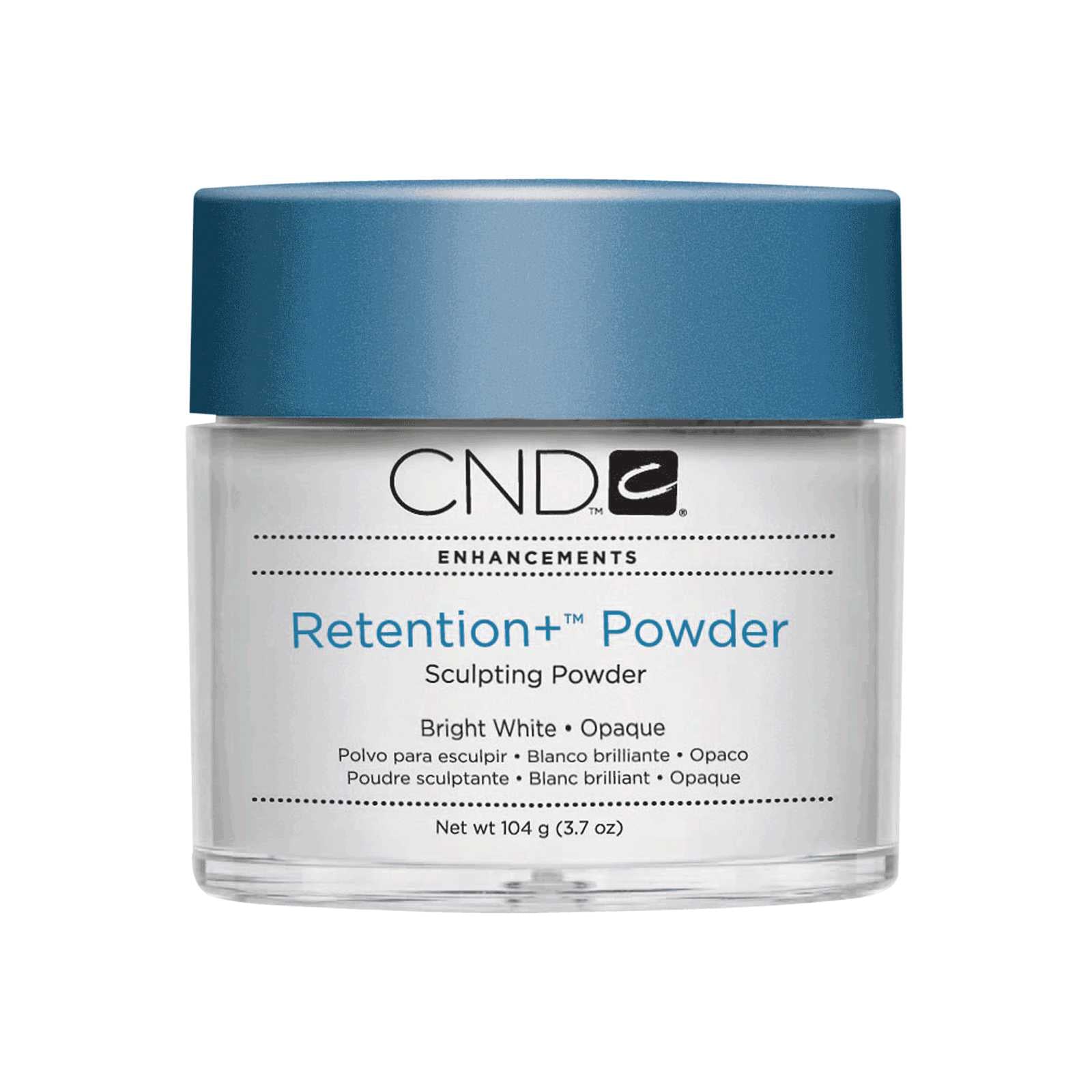 CND Acrylic Powder - Retention Powder Bright White Opaque CND