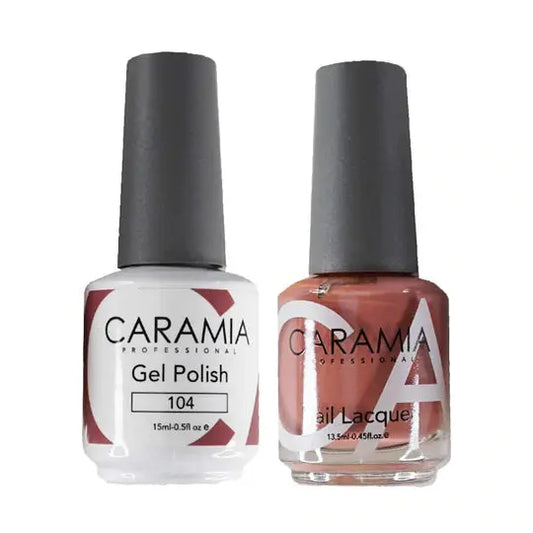 Caramia Gel Polish & Nail Lacquer - #104 Caramia