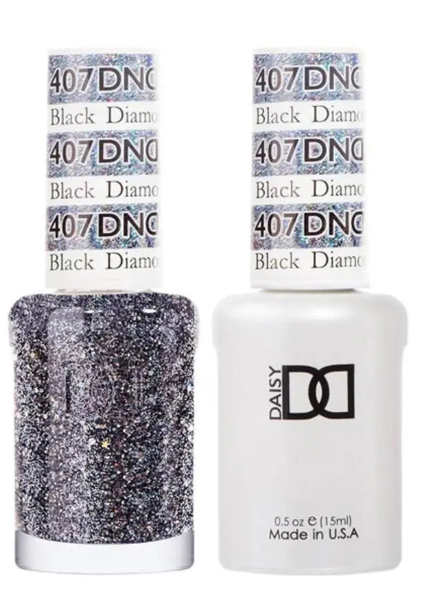 DND Gelcolor - Black Diamond Star 0.5 oz - #407 DND