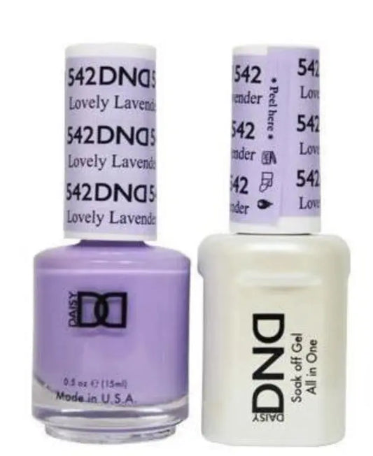 DND Gelcolor - Lovely Lavender 0.5 oz - #542 DND