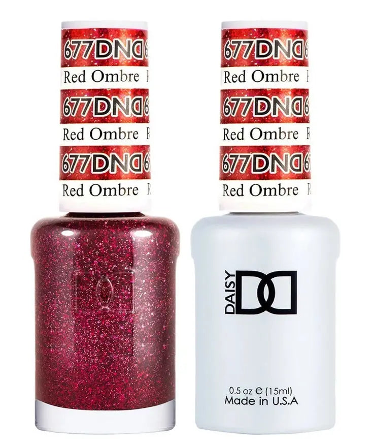 DND Gelcolor - Red Ombre 0.5 oz - #677 DND