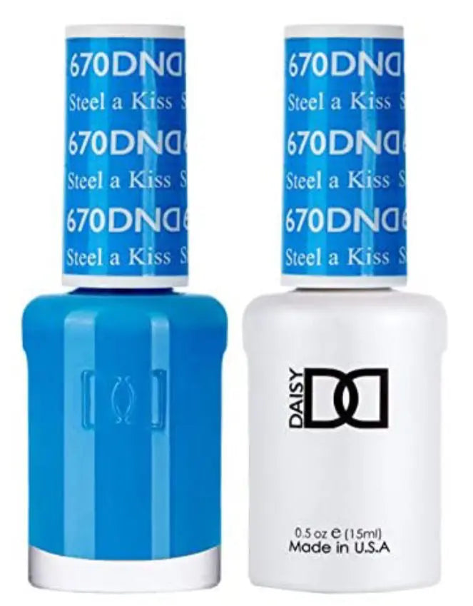 DND Gelcolor - Steel A Kiss 0.5 oz - #670 DND