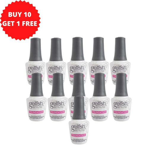 Gelish Soak Off Gel Foundation Base Coat 0.5oz - #1310002 BUY 10 GET 1 FREE Gelish