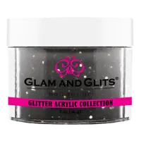 Glam & Glits - Glitter Acrylic Powder - Black 2oz - GAC35 Glam & Glits