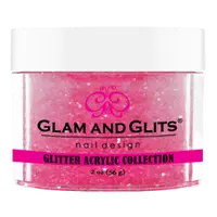 Glam & Glits - Glitter Acrylic Powder - Electric Magenta 2oz - GAC36 Glam & Glits