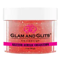 Glam & Glits - Glitter Acrylic Powder - Electric Orange 2oz - GAC38 Glam & Glits