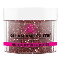 Glam & Glits - Glitter Acrylic Powder - Rose Copper- GAC14 Glam & Glits