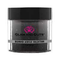Glam & Glits Diamond Acrylic (Shimmer) - Black Lace 1 oz - DAC79 Glam & Glits