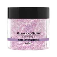 Glam & Glits Matte Acrylic Powder Lavender Ice 1oz - MAT612 Glam & Glits
