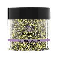 Glam & Glits Matte Acrylic Powder Lemon Twist 1oz - MAT608 Glam & Glits